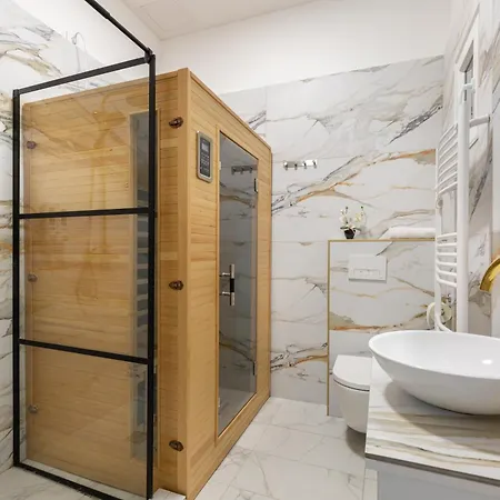 Apartment Marvelous Marble Mansion With Sauna *